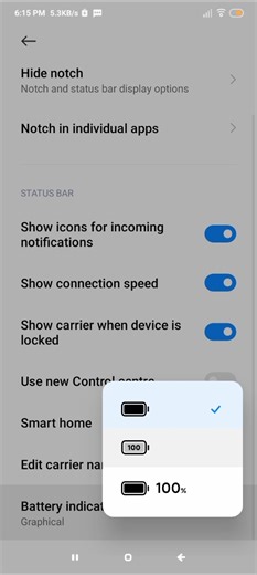 📳 📲 How to changa our battery indicator. #problemsolved #settings #bhava #subscribe .….