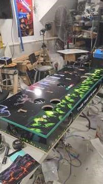 Aliens 4 Player Mounted On Rail Shooter artwork is in! #arcade #onrail #lightgun #custom #diy