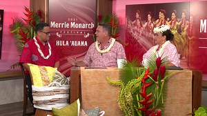 Kūhiō Lewis of the Council For Native Hawaiian Advancement talk-story with Amy and Manu about the Pop-up Mākeke collaboration with the Merrie Monarch festival this year. Stream the broadcast at hawaiinewsnow.com/merriemonarch. | Merrie Monarch Festival