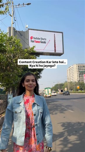Vedika Jaokar ✨ on Instagram: "My first Billboard moment ❤️ 2025 and I’m literally on a YouTube Billboard??!? ❤️ Crazy how the vision in my mind became real because I refused to stop. Hard work >>> shortcuts 😤 I love working hard because when your intentions are pure, what’s meant for you will NEVER miss you, of course no nazar 🧿✨ My bunny teeth can’t contain my happiness 🐇 If you happen to visit the below mentioned places till 17th November 2025, do click pictures and tag me if you spot me!!