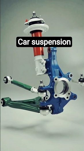 Front Suspension & Brake Assembly 3D Animation | MacPherson Strut & Wheel Hub Breakdown