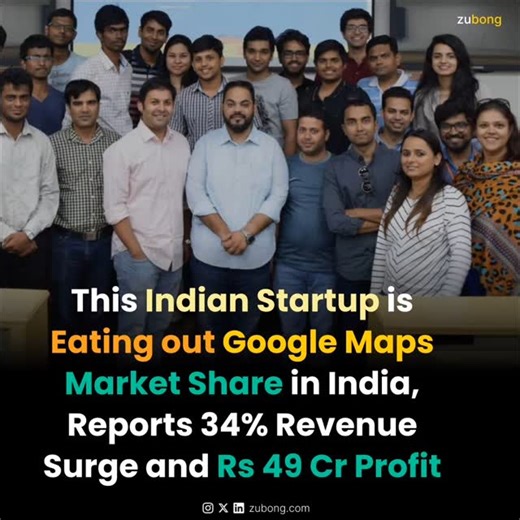 zubong | 📈 MapMyIndia’s parent, CE Info Systems, grew revenue by 34% to Rs 143 Cr in Q4 FY25 and by 22% to Rs 463 Cr for the full year. 🗺️ Digital... | Instagram