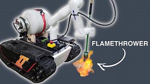 AI-Powered, Flamethrower-Weilding, Weed Murdering Robot