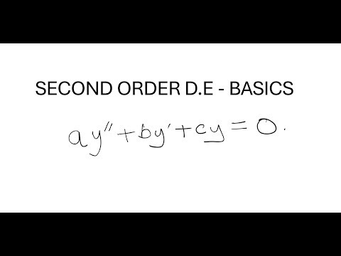 Homogeneous Second Order Differential Equations | All Three Cases (With Examples)Beginners guide