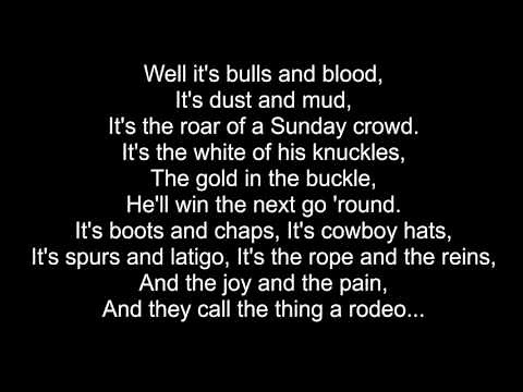 Garth Brooks - Rodeo (Cover) - Lyric Video (1991)