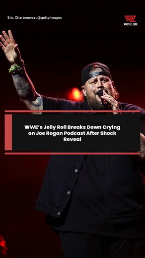 WWE’s Jelly Roll Breaks Down Crying on Joe Rogan Podcast After Shock Reveal