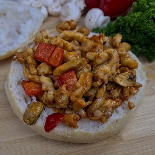 Airfryer gevuld Turks brood shoarma speciaal