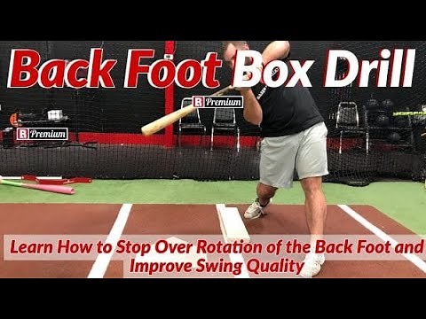 Stop Over Rotating in Your Swing | Back Foot Box Drill | Baseball Rebellion