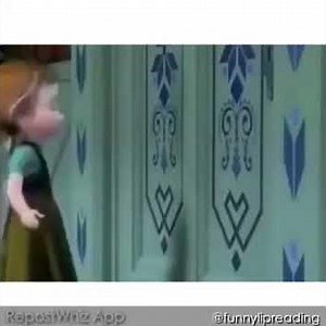 Frozen funny lip reading