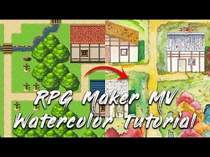 How I got watercolor paintings into RPG Maker MV - Devlog #3