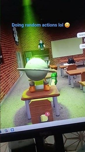 Doing random actions lol 😆