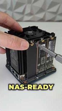 Meet the Beelink ME Mini one of the smallest NAS-Capable Mini PC featuring 6 x M.2 PCIE Gen3 slots