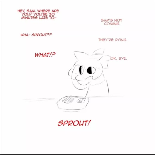 Baby Sprout and Sick Sam, featuring my little sister ^^ || Comic made by: @fizzyboi2.0 ! #xyzbcafypシ #fypシ゚ #dandysworld #fyppppppppppppppppppppppp #cute