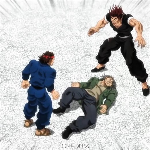 Motobe inturupt Yujiro And Musashi fight (Yujiro Hanma Angry) | BAKI DOU (Netflix Original Series)