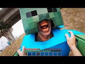 This is what Minecraft looks like in real life!