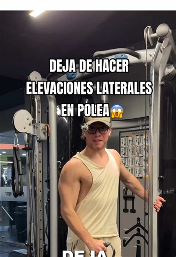Consejos para evitar elevaciones laterales en polea
