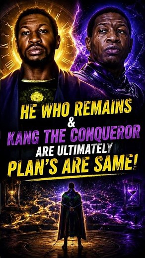 He Who Remains & Kang: Different Methods, Same Mission #marvel#tva#lokiseries#kangtheconquerer#mcu