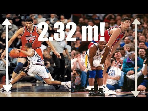 EL JUGADOR MÁS ALTO DE LA NBA (EN LA HISTORIA)- GHEORGHE MUREŞAN- 2.32m.