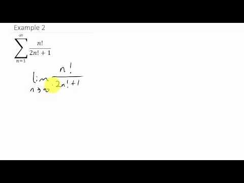 nth Term Test for Divergence