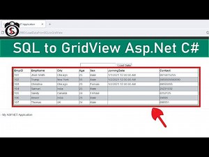 How to Show Data in GridView in Asp.Net using C# #aspnet