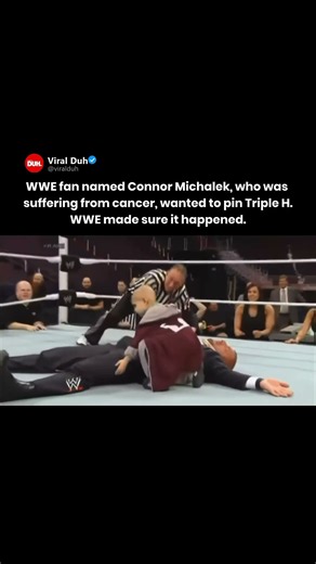 Connor 'The Crusher' Michalek lived his ultimate WWE dream in the sweetest moment 🤼‍♂️🥹