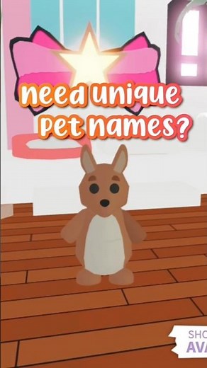 5 ✨unique✨ adopt me pet names!🪩 #sza #spedupaudio #adoptme #preppy #adoptmeroblox #roblox #fyp