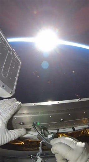 Sunrise From Space (Astronaut POV) | Ultra-Realistic EVA Outside a Satellite | 4K Space Documentary