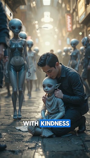 The Alien Child Cried Alone Among Strangers—Until a Human Whispered, “You’re Safe Now” | HFY Story