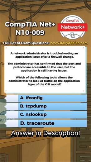 CompTIA Network+ (N10-009) Exam-Style Practice Question 2026