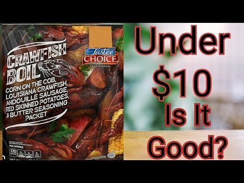 Tastee Choice Complete Crawfish Boil in a Bag - Cook and Review - Is It Good?