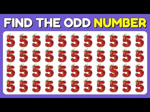 Find the ODD One Out! - Numbers, Fruits & Emojis | Quiz Challenge | 30 Levels | Elephant Quiz
