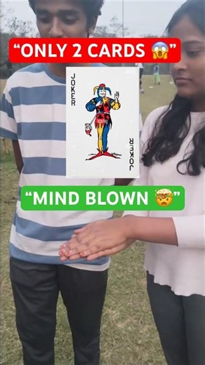 😱 2 Cards Magic Trick in Telugu | Mind Blowing Street Magic | Raghu Magic World