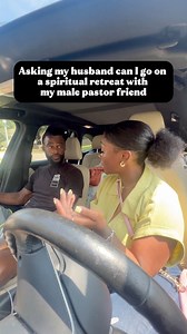 20K views · 25K reactions | I guess I can’t go to spiritual retreat with my friend that’s a pastor.  #fy #foryou #couple #couplevideos #couples #couplevideo #therussells #marriedlife #married #funny #funnycomedy #fyp #couplegoals #skit #viral #couplehumor | Stanley& Ashley Russell | Facebook