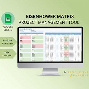 DECISION MATRIX | Eisenhower Priority & Urgency Matrix | Project Management Tool | Agile | Tasks, Time Organizer Tool | Google Sheets - Etsy Canada