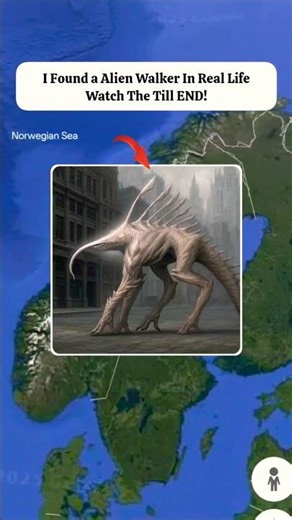 Alien Walker" In Real Found On Google Maps #earth #maps