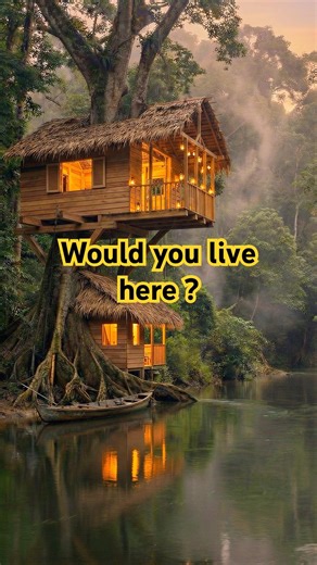 Building a Jungle River Treehouse — Realistic Construction Process