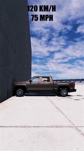 GMC Sierra 1500 speed crash test 🔥