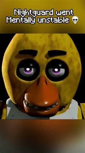 Night Guard went mentally unstable💀 #fnaf #fnafmemes