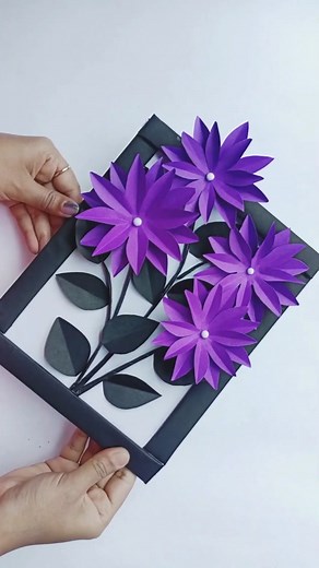 beautiful_paper_wall_hanging_craft_ideas_decoration_craft #diy #craft #wallhanging #papercraft #diyideas #handmade
