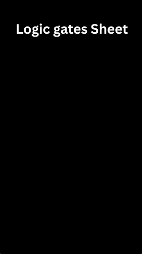 🧠 Understand Logic Gates Like a Pro! #logicgates #techfacts #digitalelectronics #coding #programming