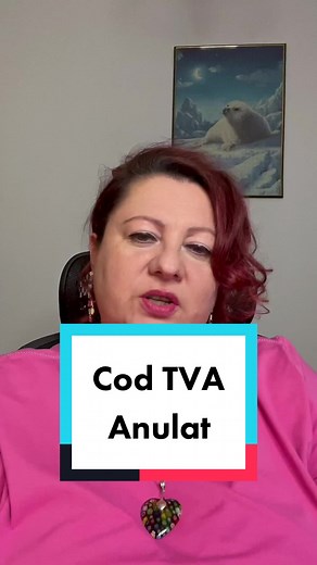 Cod de TVA anulat pentru inactivitate fiscală. #contabilitatedigitala #anaf #tva #taxe