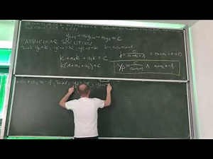 28. AQE: Second order difference equations - introduction and particular solution