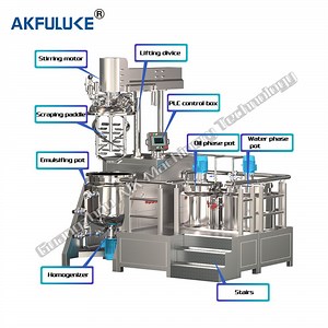 [Hot Item] Cosmetics Cream Making Machine Emulsifying Mixer Homogenizer Mixer