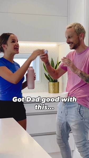 Wet Pants Prank on Dad