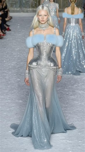 Paris Fashion Week, SHELLA Spring 2026 on the Digital Runway. Playground of Love🩵 #fashion #model