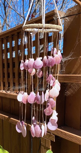 No.48 Seashell Wind Chimes Single Helix Light Purple - Etsy
