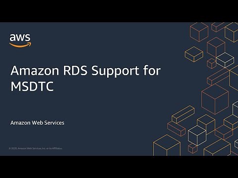 Amazon RDS Support for MSDTC (Microsoft Distributed Transaction Coordinator)