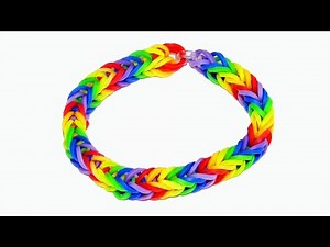 Cómo hacer pulsera de gomitas o ligas. Raimbow loom fishtail