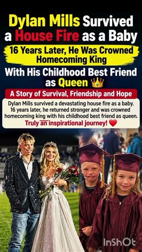 From Surviving a House Fire to Homecoming King ❤️👑