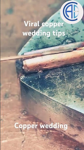 Copper pipe TIG Welding | Welding copper | Welding copper to steel | ADC electric